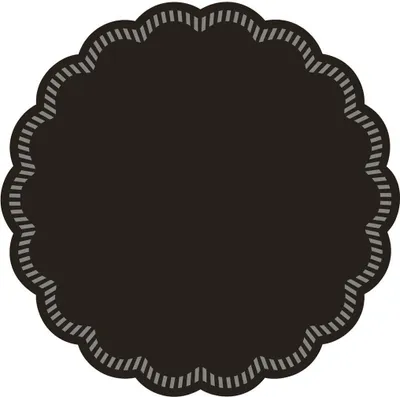Produktbild von Tissue Tassendeckchen in Schwarz, Ø 90 mm, 9-lagig, 250 Stück - Mank