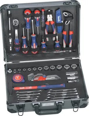 Image de kwb 370740 Tool box (+ tools) 51-piece