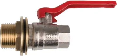 Obrázek produktu pro Nádržová průtočná sada s 3/4" pákovým kulovým ventilem