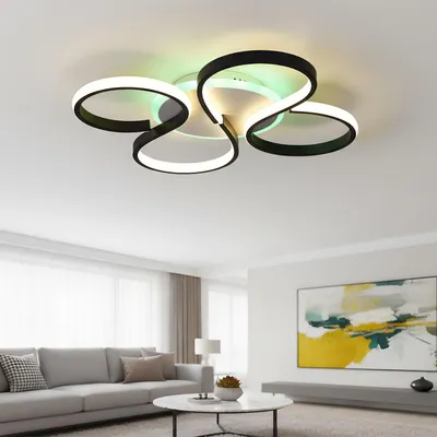 Produktbild von 35W LED Deckenleuchte with RGB Backlamp, Dimmbare mit Fernbedienung, Butterflyform Deckenlampe für Wohnzimmer Schlafzimmer Kinderzimmer