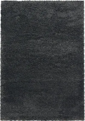 Produktbild von Hochflor Teppich Francesca rechteckig, Farbe: Grau, Größe:120x170 cm