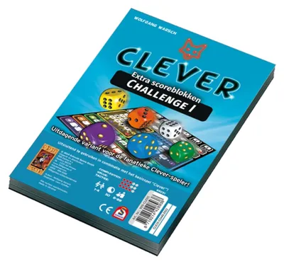 Produktbild von 999 Games Clever Challenge Punkteblock Würfelspiel 8+