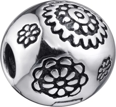 Produktbild von MATERIA by Matthias Wagner Bead Stopper Silber 925 mit Blumen für European Beads Armband 1459