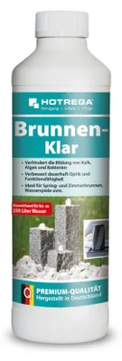 Produktbild von HOTREGA Brunnen Klar 500ml - Profi Brunnenreiniger für Garten- und Zimmerbrunnen