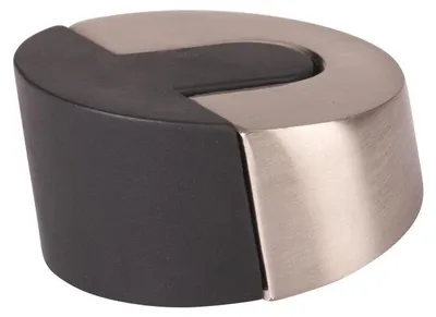 Immagine prodotto di Walteco Fermaporta, diametro 46x26 mm, avvitabile, nichel opaco