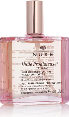 Produktbild von NUXE 3264680024382, Öl, Feuchtigkeitsspendend, Feuchtigkeitsspendend, Nährend, Schutz, Reparatur, Glättend, Weichmachend, Jeder Hauttyp, 50 ml, Mandelöl, Arganöl, Macadamia-Öl, Spray
