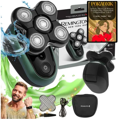 Image de Remington Rasoir Rotatif Puissant pour Tête avec Trimmer