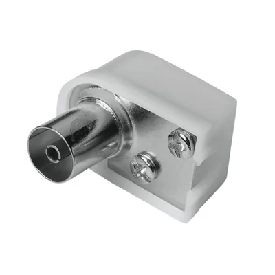 Produktbild von Hama 122480, Coax, Edelstahl, Weiß, 1 Stück(e), 105 mm, 90 mm, 25 mm