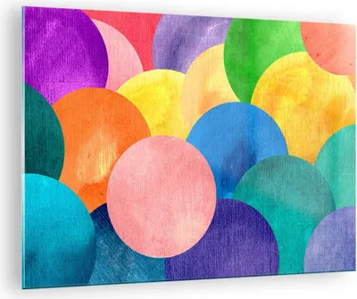 Produktbild von Bilder auf glas - Abstraktion modern - 70x50cm - Glasbilder - Wandbilder - Kunstdruck - zum Aufhängen bereit - Wanddekoration aus Glas - Glas Bilder - Wandbild auf Glas - Einteilig - GAA70x50-3794