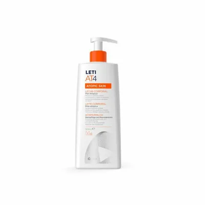 Zdjęcie produktu dla LETI AT4 Mleczko do ciała - Nawilżający balsam do ochrony skóry suchej lub skłonnej do neurodermitów, krem 500 ml