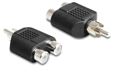 Image de Adaptateur audio Delock - RCA femelle vers RCA mâle