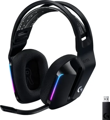 Produktbild von G733 LIGHTSPEED WIRELESS RGB GAMING HEADSET BLACK - Computerzubehör