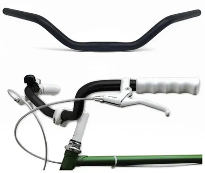 Produktbild von LOEVELOSI City Fahrrad-Lenker 25,4 Aluminium Damenradlenker matt-schwarz 620 mm