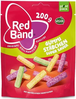 Produktbild von Red Band Gummi Stäbchen super sauer 200g