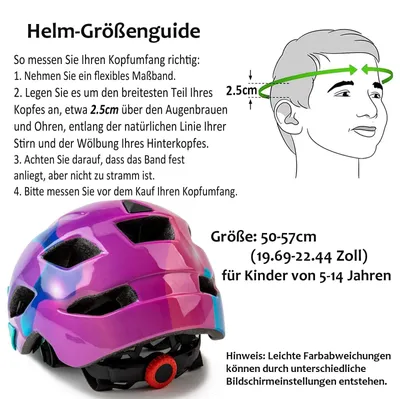 Image de Casque pour enfant, taille 50-57 cm, pour le vélo