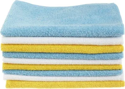 Produktbild von Famanu Mikrofasertuch 12 Stück - mehrfarbig, 30,5 L x 40,5 B cm