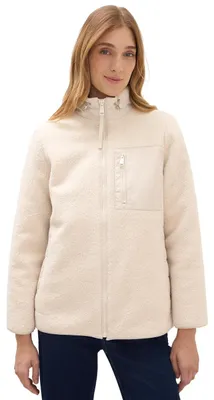 Produktbild von Cecil Teddy Jacke mit Nylondetails teddy vanilla white M