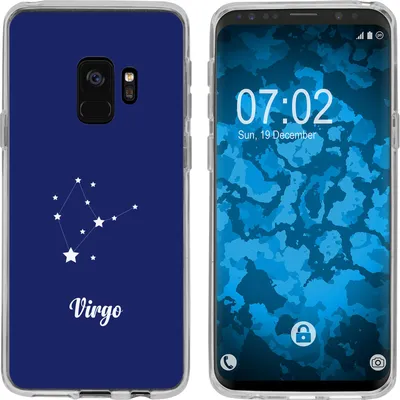 Produktbild von PhoneNatic Case kompatibel mit Samsung Galaxy S9 Silikon-Hülle SternzeichenVirgo M2