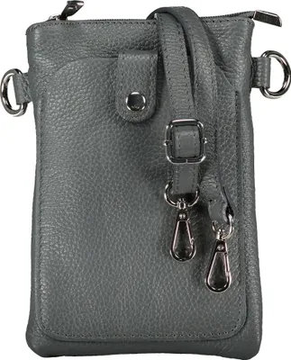 Produktbild von Hausfelder Manufaktur Umhängetasche / Handytasche Grau onesize