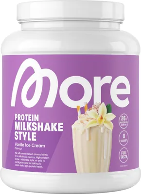 Produktbild von More Nutrition Milkshake Style-360g Vanilla Ice Cream