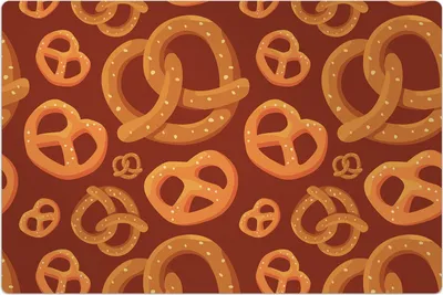 Produktbild von Küchenmatte 60x90 cm Vinylmatte Bodenmatte Dekoration - Bayerisch Brezeln Bäckerei