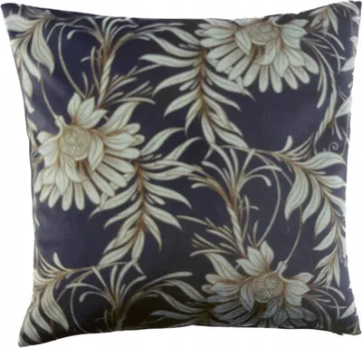Image de Smukee Housse de coussin décorative velours 40x40 cm floral