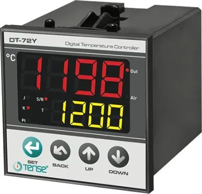 Zdjęcie produktu dla Regulator temperatury PID do montażu panelowego do 1750 °C 72 mm x 72 mm