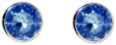 Produktbild von Miamar SMO08 Damen Silber Ohrstecker Blau