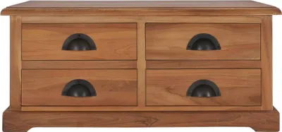Produktbild von vidaXL Couchtisch 68 x 68 x 30 cm Teak Massivholz
