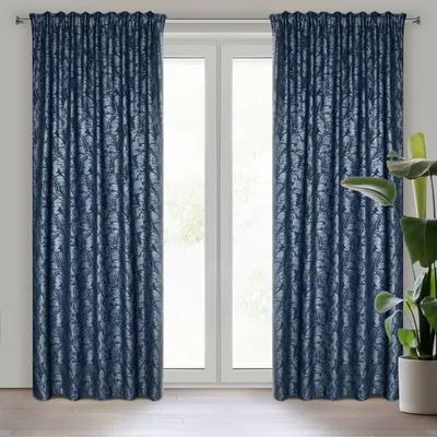 Produktbild von Vorhang SCARLET dunkelblau marine135x270 cm Kräuselband SZEL