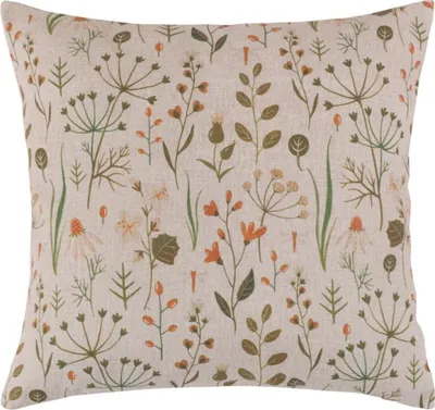 Obrázok produktu pre Obal na vankúš DITA – 45 x 45 cm – béžová, zelená, oranžová