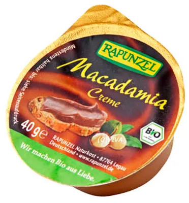 Produktbild von Rapunzel Macadamia Creme Portionsschale, Brotaufstrich 45g