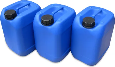 Produktbild von 3 Stück 10 Liter 10 L Kanister, Wasserkanister Farbe blau lebensmittelecht DIN51 (3x10knb51)