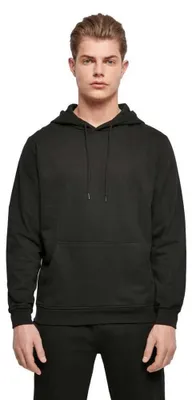 Immagine prodotto di Felpa Basic con cappuccio, modello "Build Your Brand" – felpa con cappuccio da uomo e da donna, vestibilità regular, realizzata in cotone