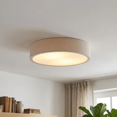 Produktbild von Deckenlampe Holz rund Ø37cm blendarm E27 Deckenleuchte Wohnzimmer Schlafzimmer
