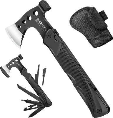 Obrázok produktu pre DRAGON CREEK Camping Axt Beil Multitool Survival Mini Werkzeug