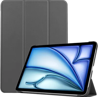 Produktbild von Mobigear Dreifach-Faltetui für iPad Air 11 Zoll (2025) – Klapphülle – Grau