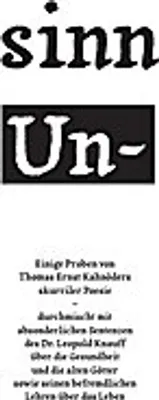 Zdjęcie produktu dla sinn Un-