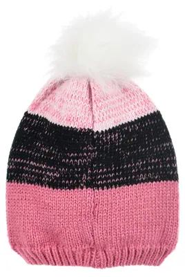 Produktbild von Minnie Mouse Kinder Mädchen Winter-Mütze Bommelmütze    , Farbe:Rosa, Größe:52