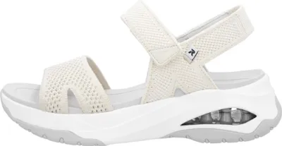 Produktbild von Rieker Damen Sandale Trekking sportlich mit Riemen in gestrickter Optik W3152, Größe:38 EU, Farbe:Beige