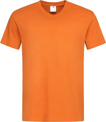 Produktbild von Stedman ST2300 | Classic V-Neck Herren T-Shirt - Farbe: Orange - Größe: XL