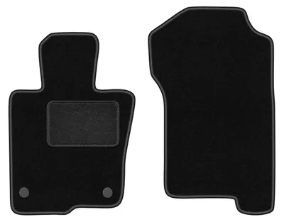 Immagine prodotto di Wielganizator tappetini auto velours anteriori adatto per Mercedes X-Classe W470 (2017-, pickup) neri, set 2 pz, con fissaggi