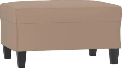 Produktbild von vidaXL Fußhocker Cappuccino-Braun 70x55x41 cm Kunstleder
