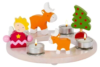 Produktbild von Oster- und Weihnachtskerzenkranz