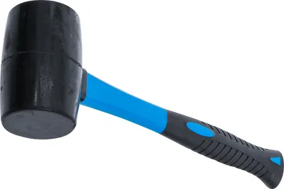 Produktbild von BGS 1961 Gummi-Ausbeulhammer mit Fiberglasstiel, 500 g