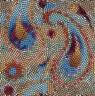 Produktbild von Wachstuch Tischdecke abwischbar Vliesrücken 140 cm breit individuelle Längen ca.140 x 110 cm Design MOA