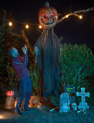 Zdjęcie produktu dla Wisząca dynia na Halloween, 280 cm