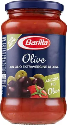 Produktbild von 3x Barilla Sugo con Olive pastasauce tomatensauce mit Oliven 400g aus italien pasta