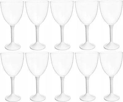 Produktbild von Kunststoffgläser für Wein, Desserts, Champagner, Geburtstagskugeln, 160 ml, 10 Stk.