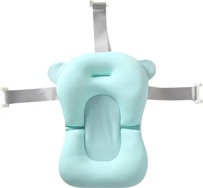 Produktbild von Primabobo® Badekissen für Säuglinge Baby-Kissen fur Baby-Badewanne, Stützkissen, Baby Bad Aufhängungs Pad Verhindert Rutschen, Blau